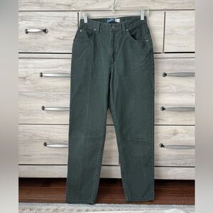 Vintage Liz Claiborne forest green denim Jeans super cool Y2K style